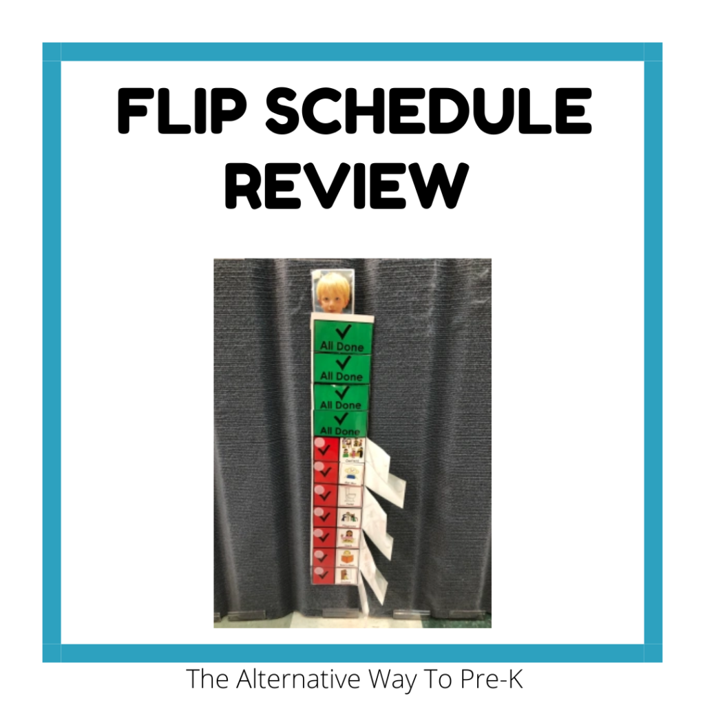 Flip Visual Schedule Review (Teach.Love. Autism)