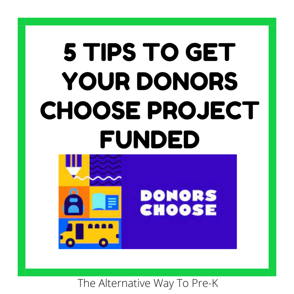 5 Tips To Get Your Donors Choose Project Funded