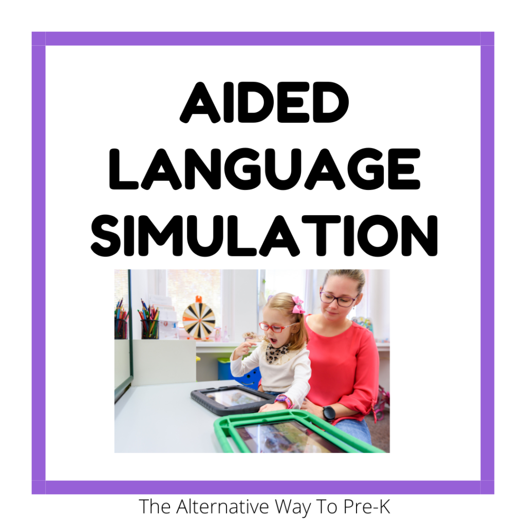 AAC (Augmentative and Alternative Communication) and Aided Language Simulation