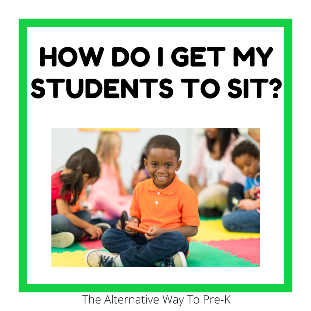 How Do I Get My Students To Sit?