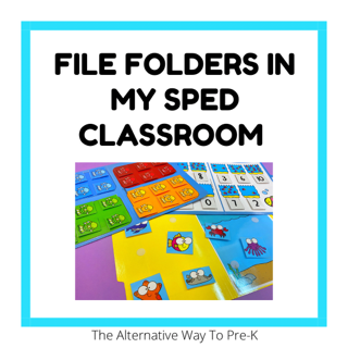 File Folder Activities in the Special Education Classroom