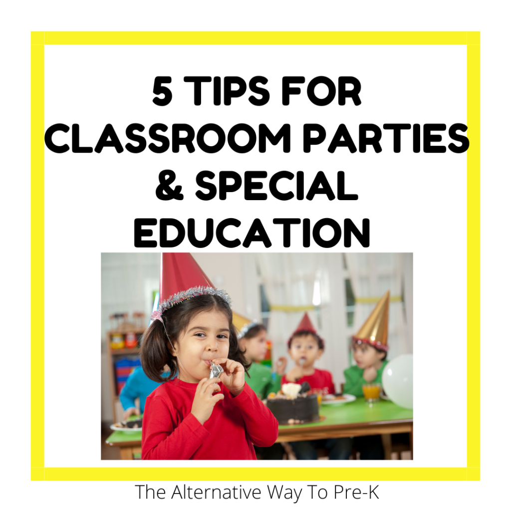 5 Tips for Class Parties and Special Education