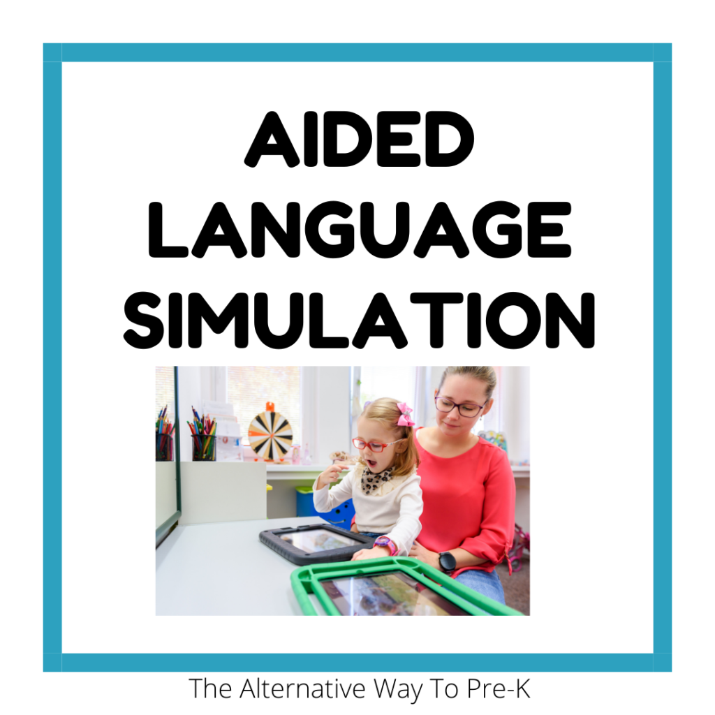 AAC (Augmentative and Alternative Communication) and Aided Language Simulation