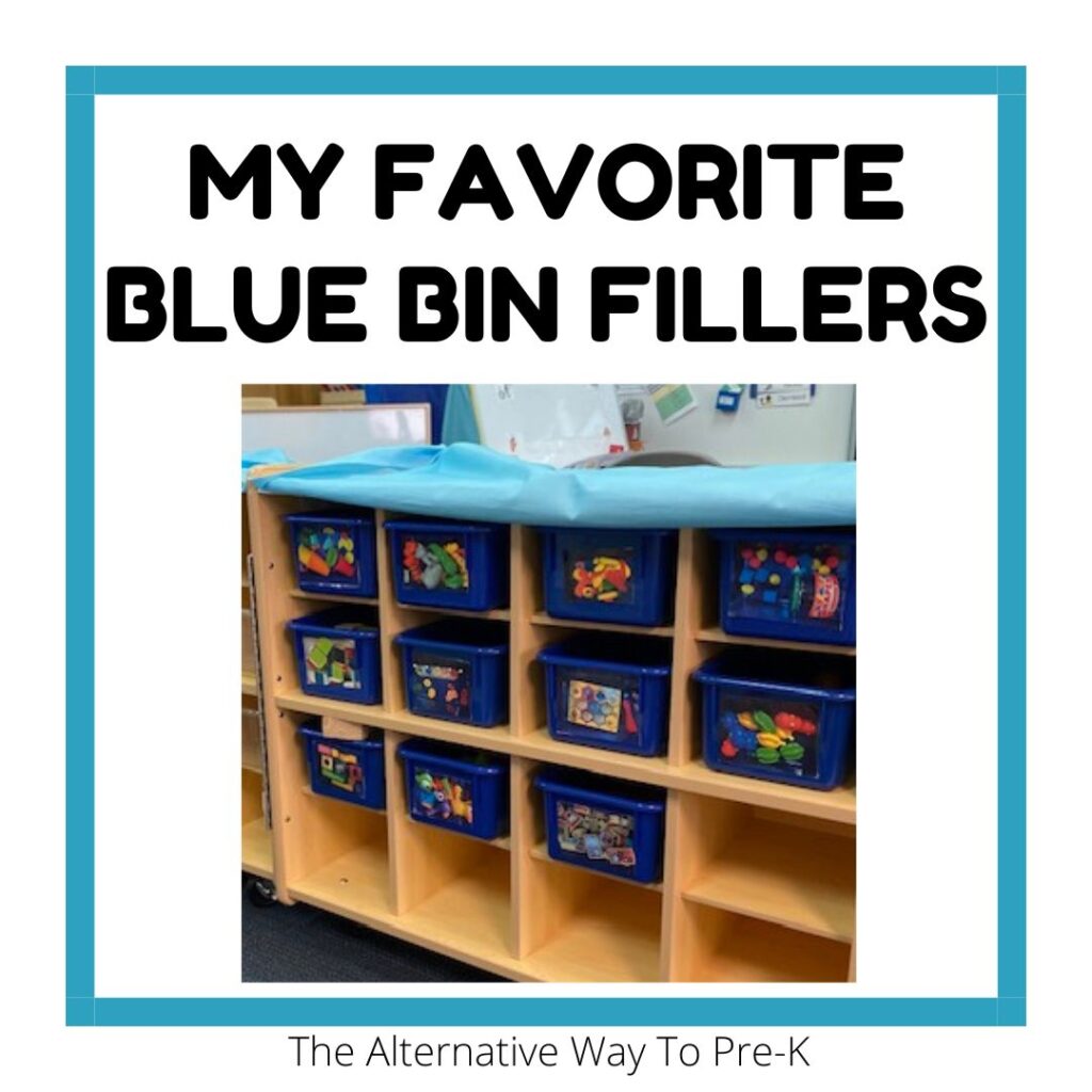 MY FAVORITE MORNING BLUE BIN FILLERS